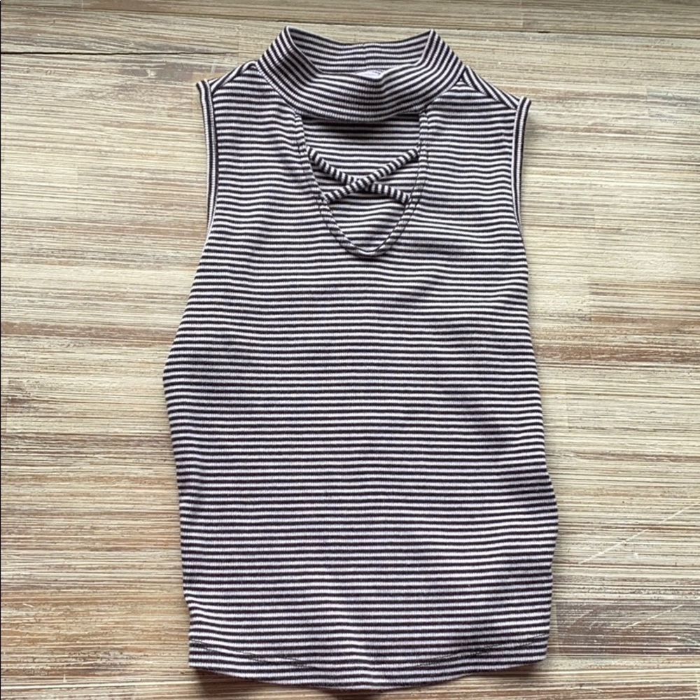 Striped crop top